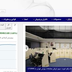 رشد 49 هزار و 465 واحدی شاخص بورس تهران/ امروز 27825 میلیارد تومان در بورس داد و ستد شد